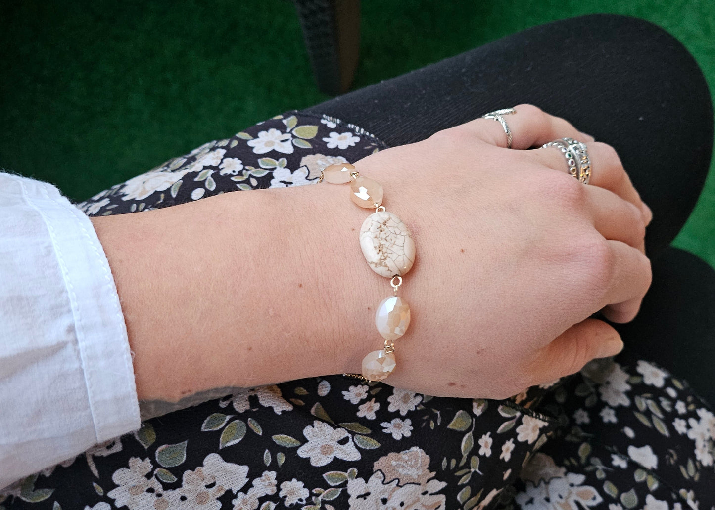 Magnesit Glamour - Kette