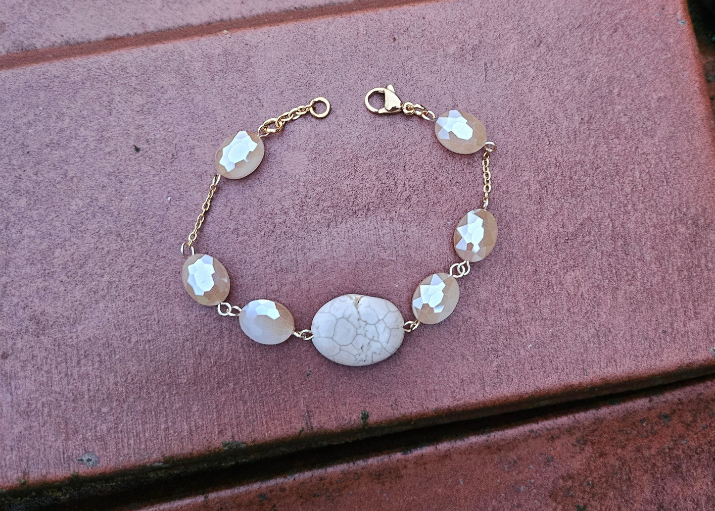 Magnesit Glamour - Kette
