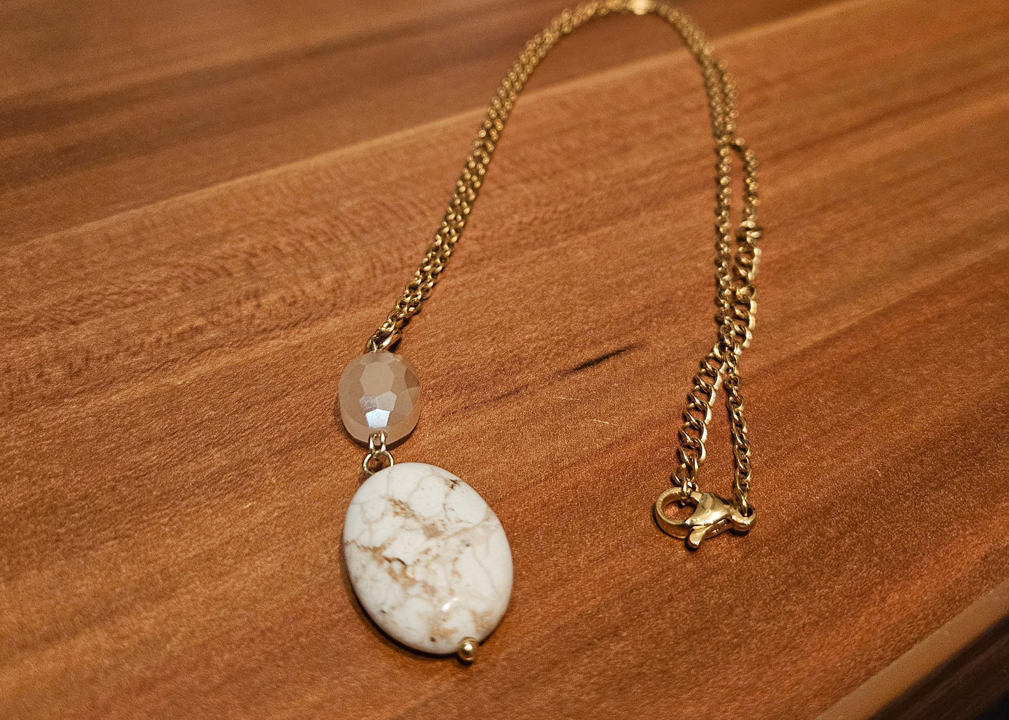 Magnesit Glamour - Kette