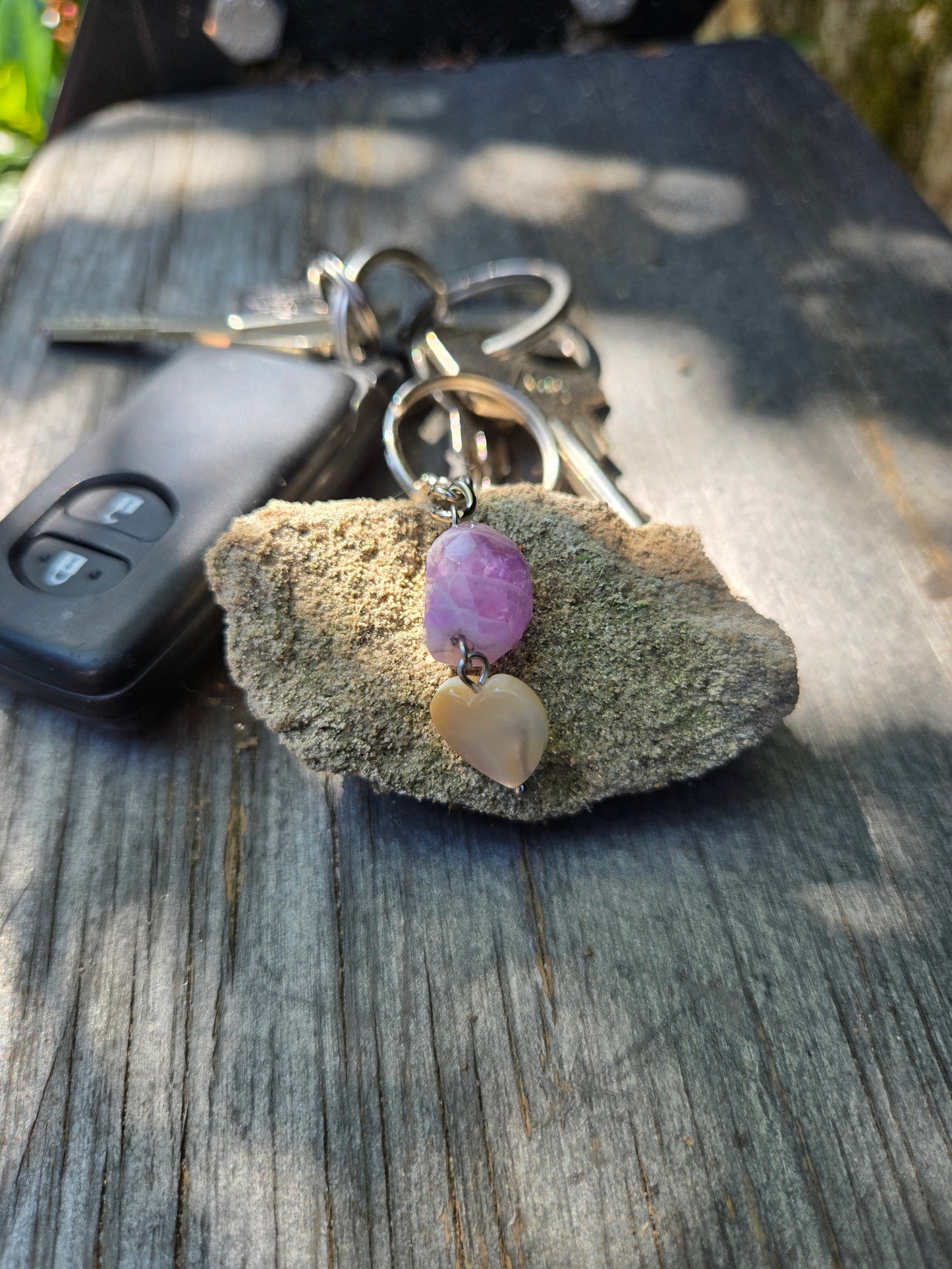 Soey - Ruhe und Ausgeglichenheit - Amethyst Schlüsselanhänger