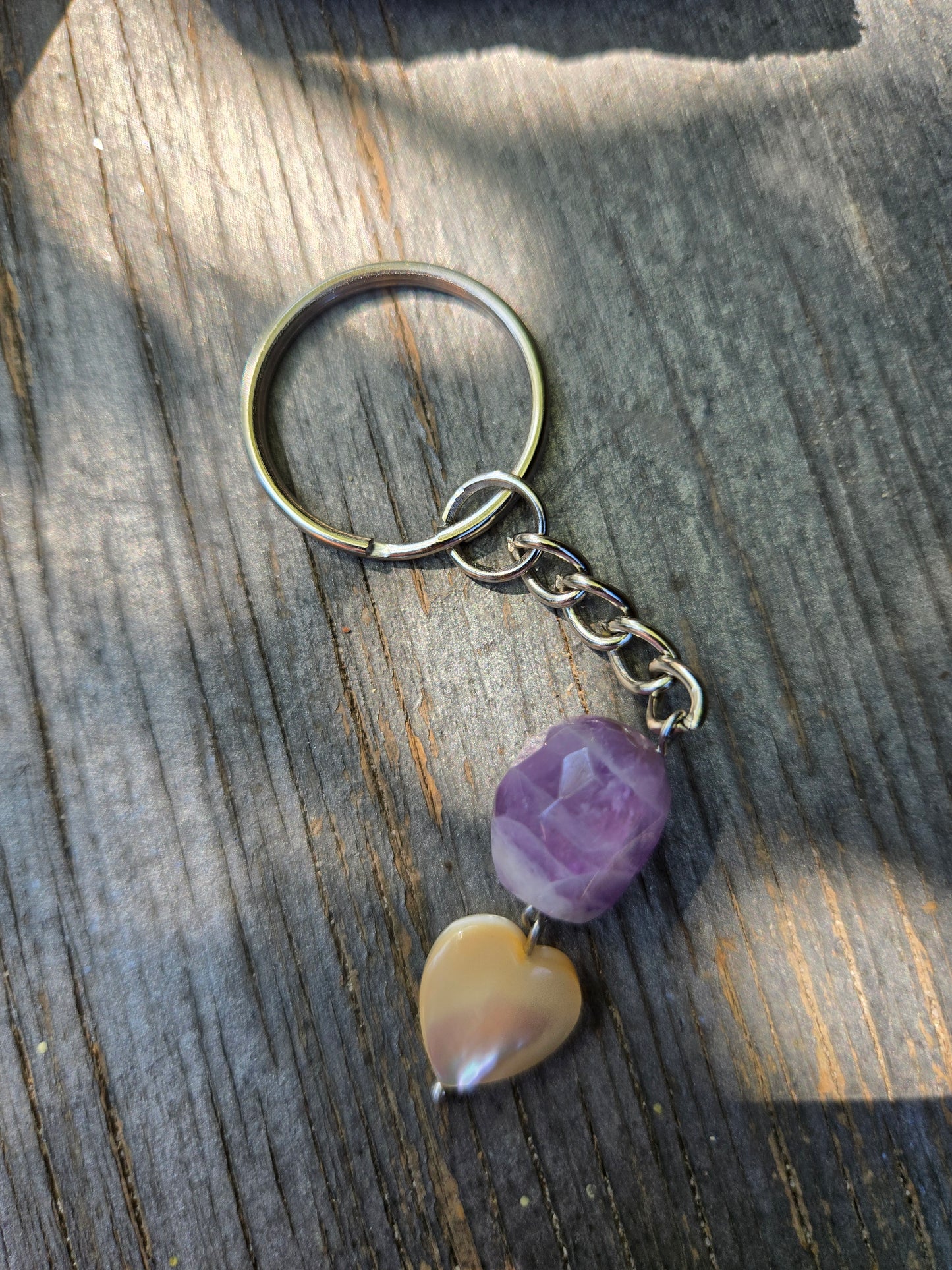 Soey - Ruhe und Ausgeglichenheit - Amethyst Schlüsselanhänger