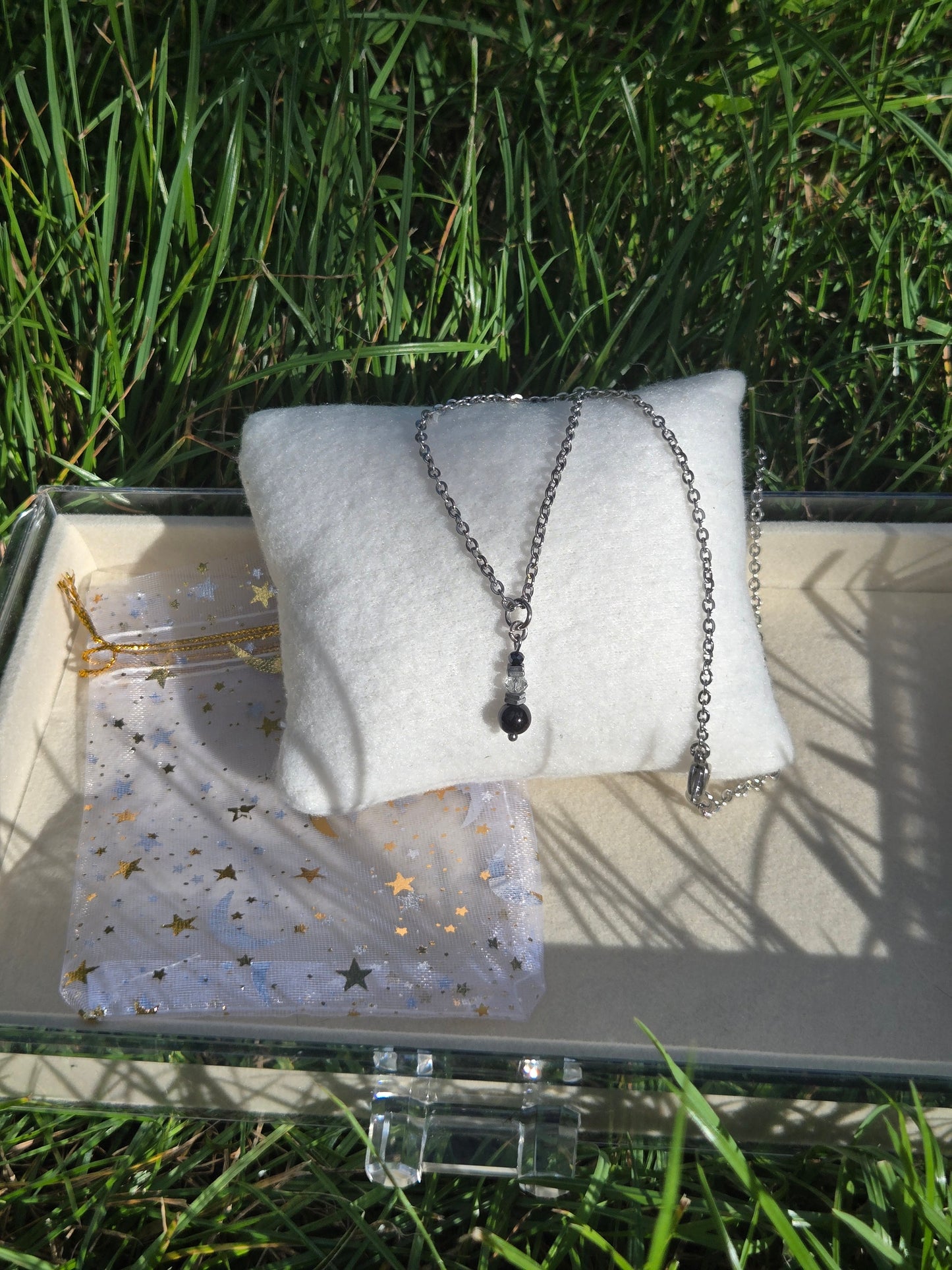 Schmuckset „Schwarze Eleganz“ Onyx