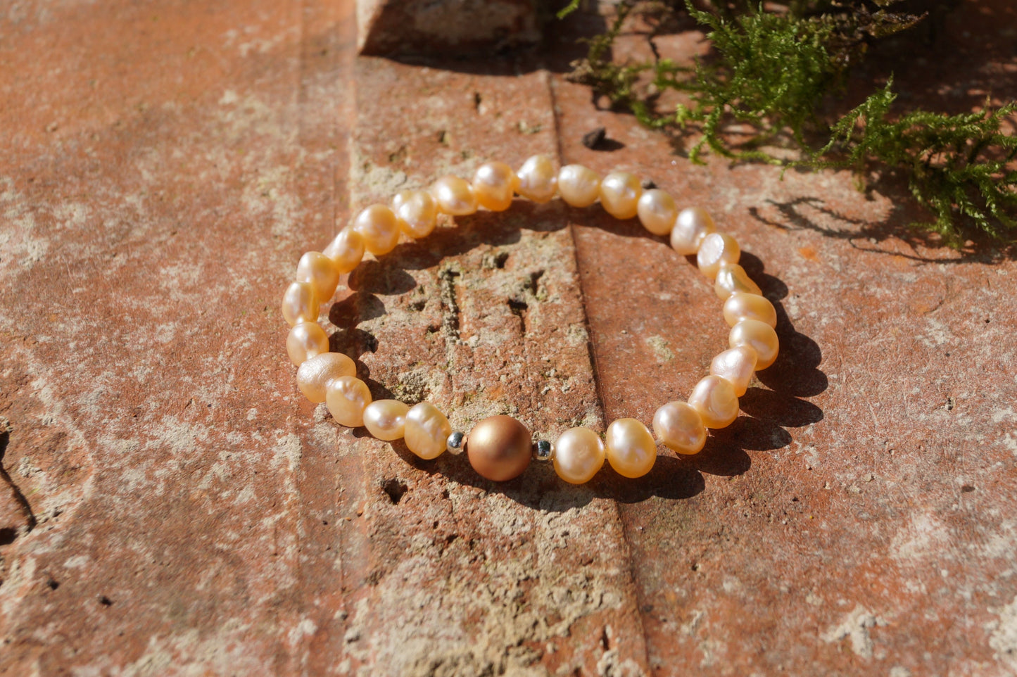 Süßwasserzuchperlenarmband - SandyPearls