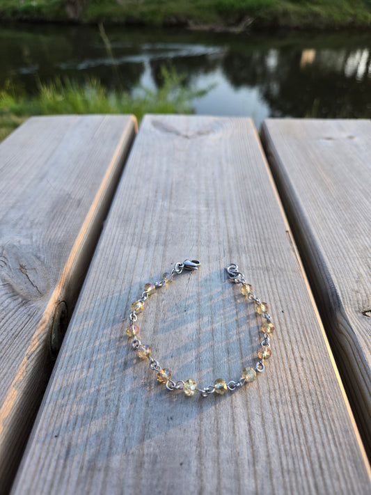 Goldy - Glasperlenarmband