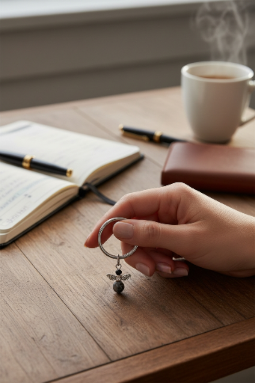 Kleiner Engel Schlüsselanhänger